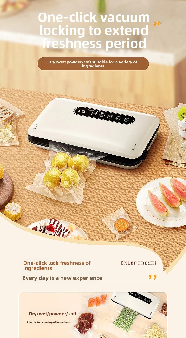 Snacks Food In Us - Mini machine à sceller sous vide