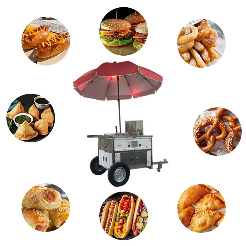 Chariot de vente ambulante com - Street Food Snacks avis et prix