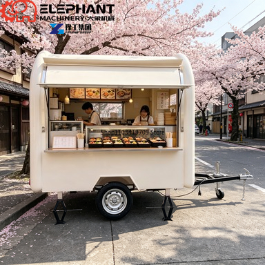 Remorque alimentaire ronde pou - Street Food Snacks avis et prix