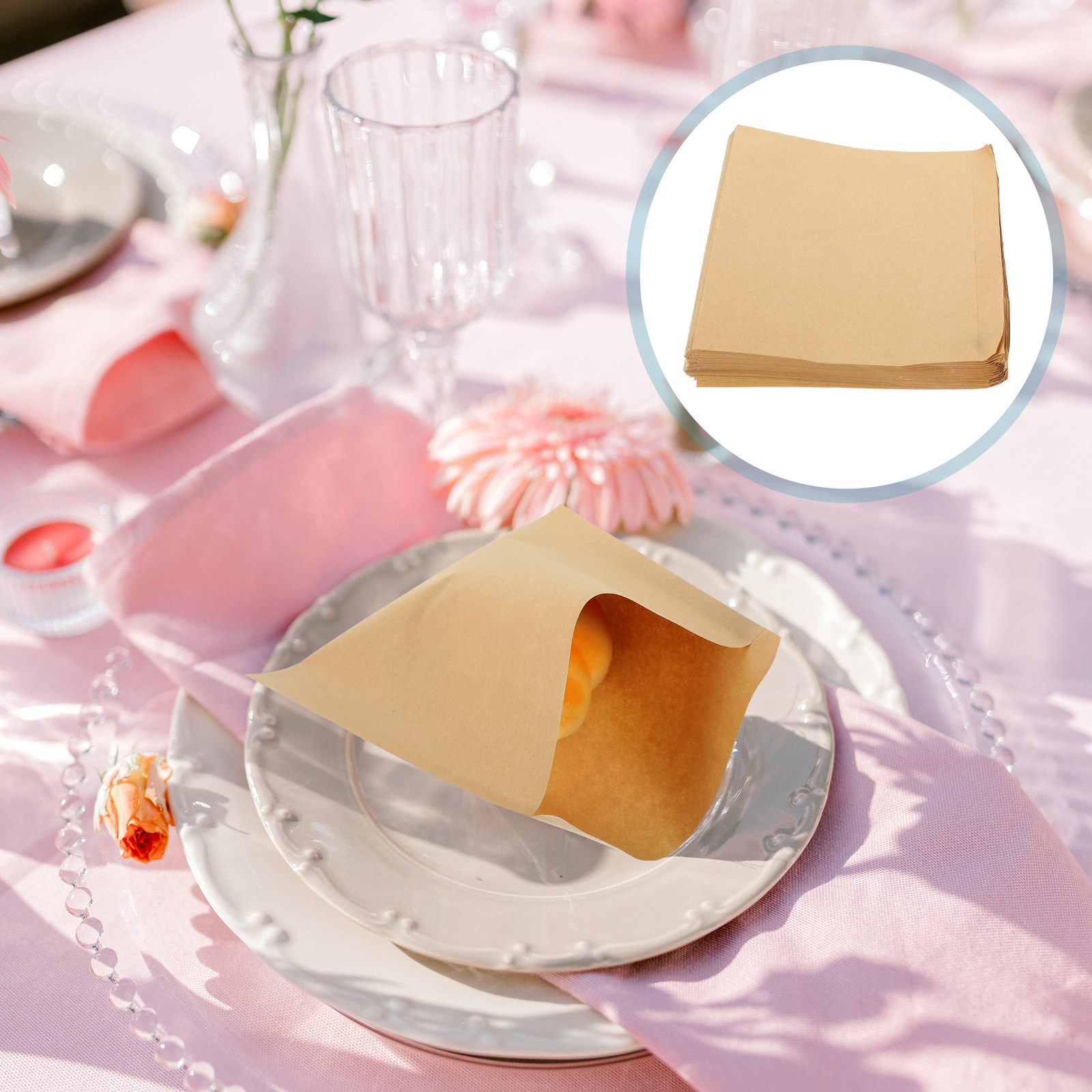 100 sacs en papier kraft de qu - Homemade Food Snacks avis et prix