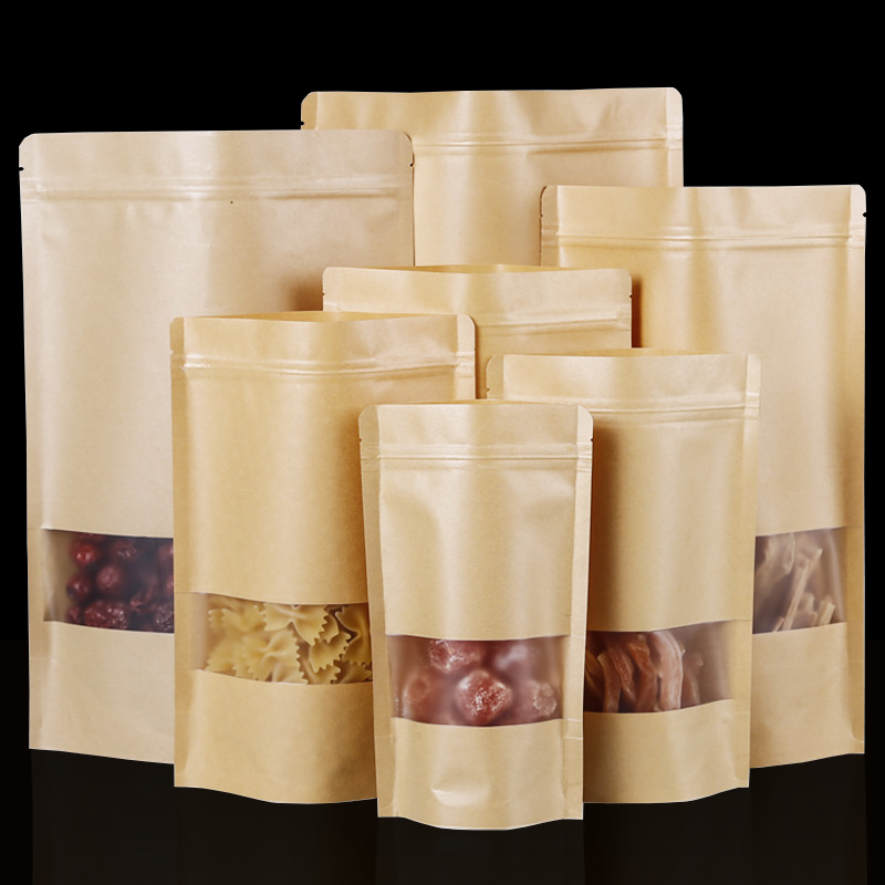 100 pièces marron Doypack Kraf - Food Snacks Packets avis et prix