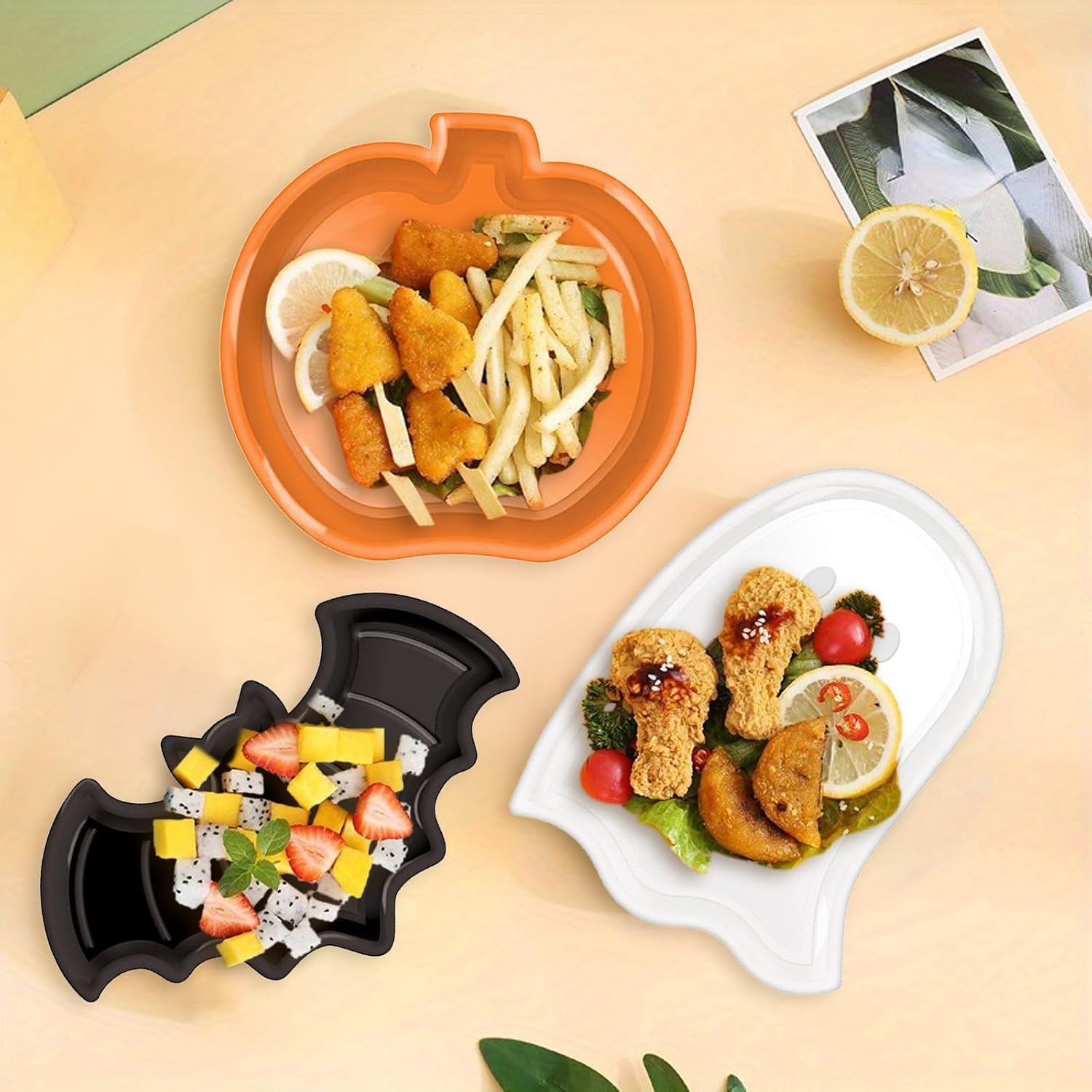 Ensemble d'assiettes réutilisa - Food Snacks For Party avis et prix