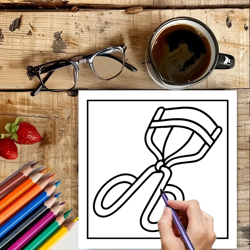 Livre de coloriage Easy Beauty - Food And Snacks Coloring Book avis et prix