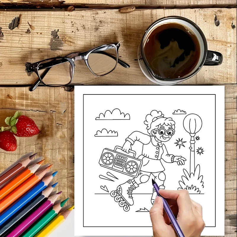 Livre de coloriage pour femmes - Food And Snacks Coloring Book avis et prix