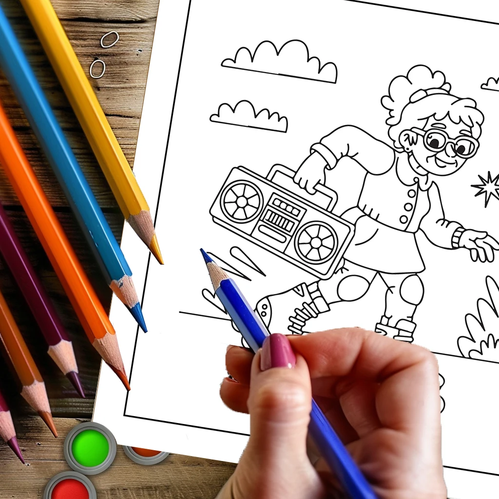 Livre de coloriage pour femmes - Food And Snacks Coloring Book avis et prix