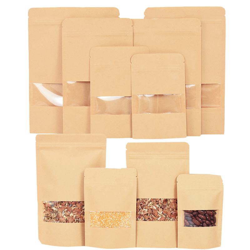 Sacs en papier Kraft à fermetu - Food Snacks For Party avis et prix
