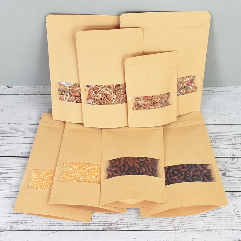 Sacs en papier Kraft à fermetu - Food Snacks For Party avis et prix