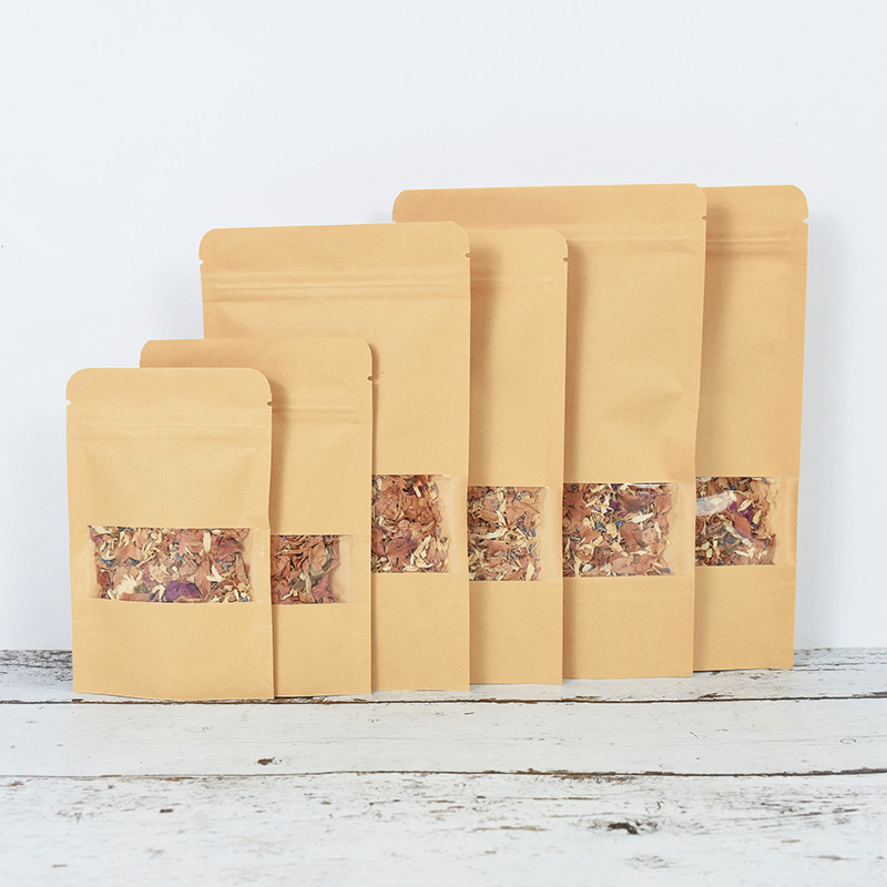 Sacs en papier Kraft à fermetu - Food Snacks For Party avis et prix