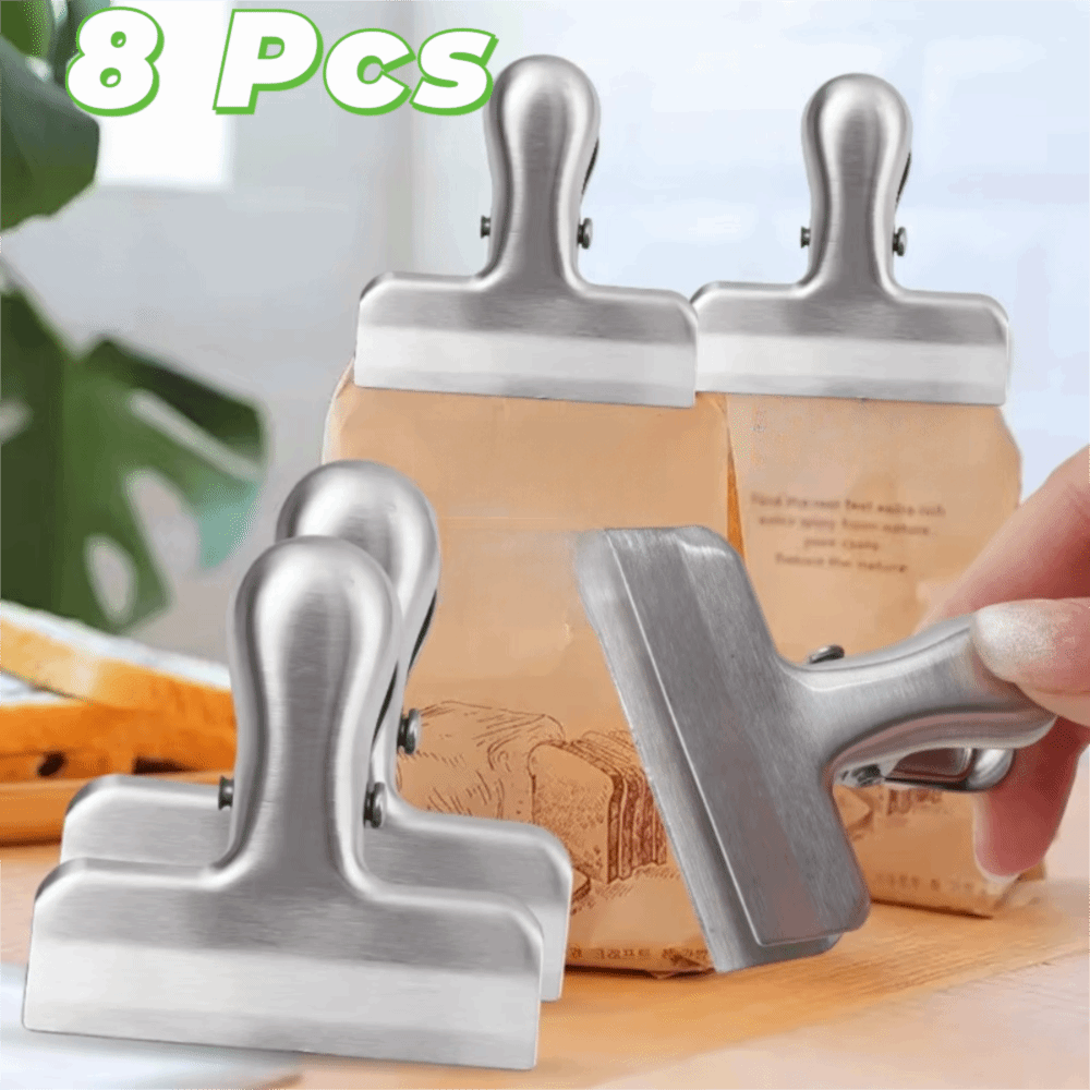 Lot de 8 pinces de scellage en - Food Snacks Corner avis et prix
