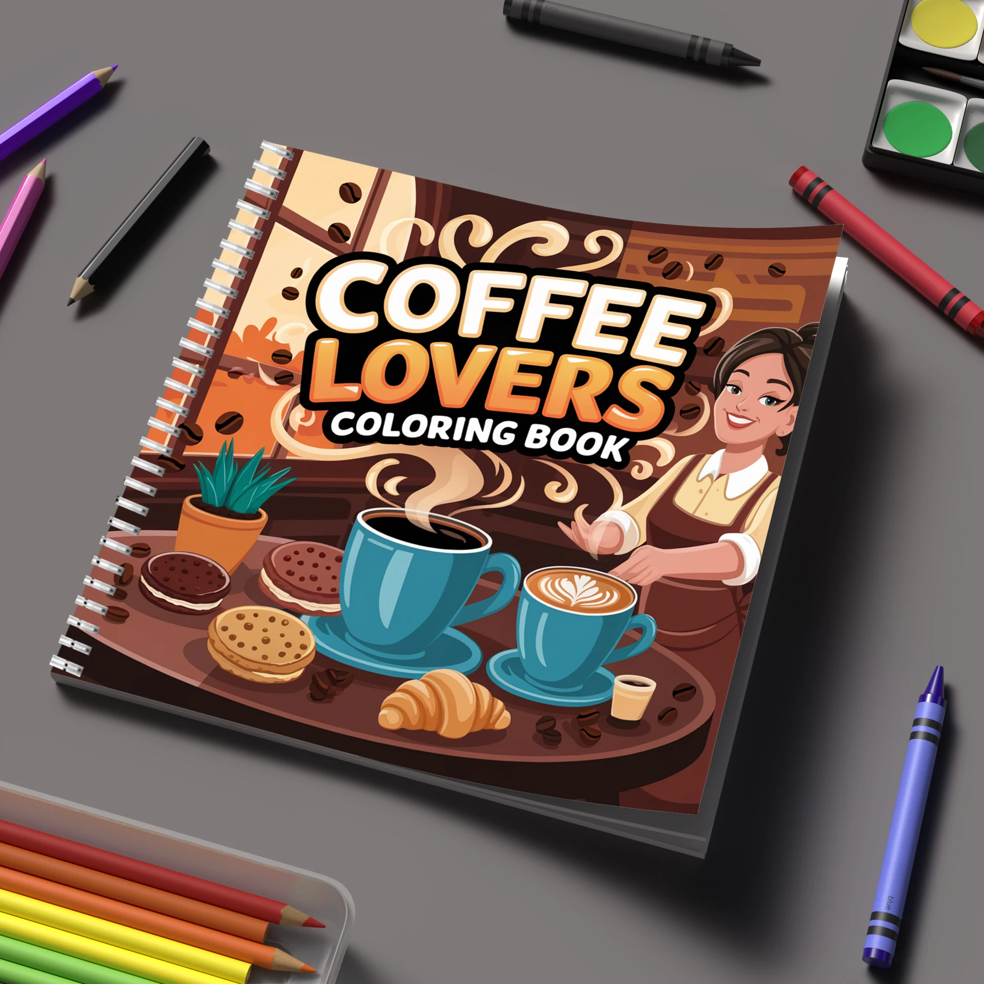 Livre de coloriage pour les am - Food And Snacks Coloring Book avis et prix